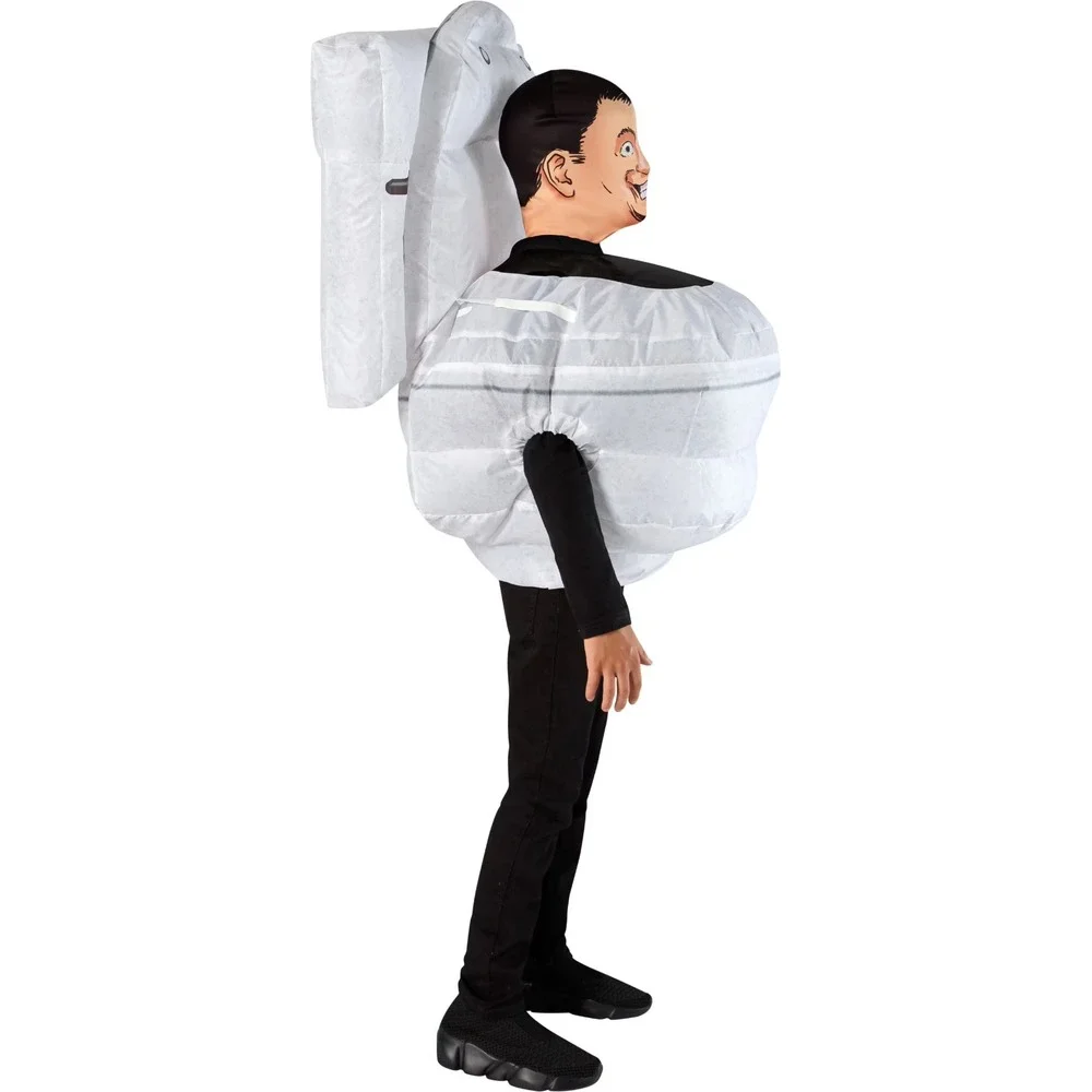 Skibidi Toilet Costume Child One Size Youth Boys Kids Inflatable NECA NEW